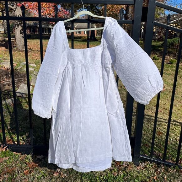 J Crew Square Neck Soft Gauze Dress NWT - Picture 7 of 10